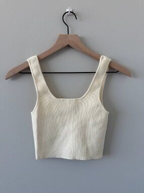 Apiece Apart Ilia crop top - cream